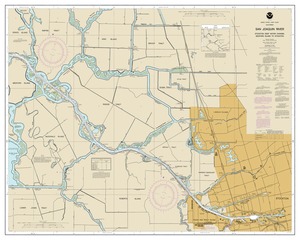 thumbnail for chart San Joaquin River Stockton Deep Water Channel Medford Island to Stockton