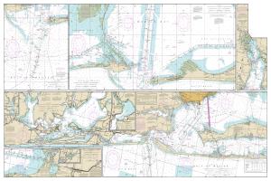 thumbnail for chart Intracoastal Waterway Santa Rosa Sound to Dauphin Island,