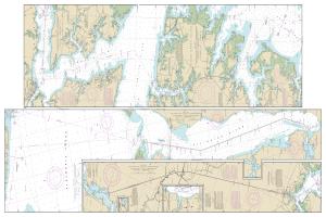 thumbnail for chart Intracoastal Waterway Albermarle Sound to Neuse River;Alligator River;Second Creek,