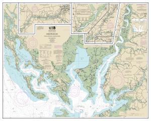 thumbnail for chart Chesapeake Bay Honga, Nanticoke, Wicomico Rivers and Fishing Bay,