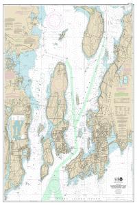 thumbnail for chart Narragansett Bay, Including Newport Harbor,