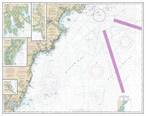 thumbnail for chart Cape Elizabeth to Portsmouth; Cape Porpoise Harbor; Wells Harbor; Kennebunk River; Perkins Cove,