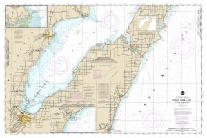 thumbnail for chart Lower Green Bay;Oconto Harbor;Algoma,