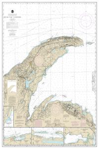 thumbnail for chart Big Bay Point to Redridge;Grand Traverse Bay Harbor;Lac La Belle harbor;Copper and Eagle Harbors,