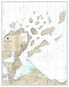 thumbnail for chart Apostle Islands, including Chequamegan Bay;Bayfield Harbor;Pikes Bay Harbor;La Pointe Harbor,