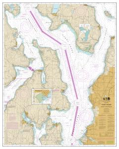thumbnail for chart Puget Sound-Oak Bay to Shilshole Bay