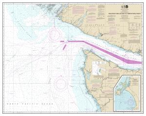 thumbnail for chart Approaches to Strait of Juan de Fuca Destruction lsland to Amphitrite Point,