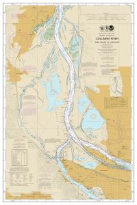 thumbnail for chart Columbia River Saint Helens to Vancouver,