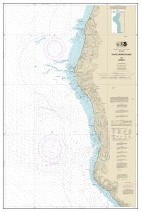 thumbnail for chart Cape Mendocino and vicinity,