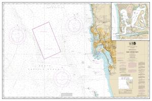 thumbnail for chart Approaches to San Diego Bay;Mission Bay