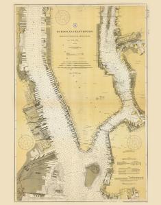 thumbnail for chart NY,1919, Hudson and East Rivers