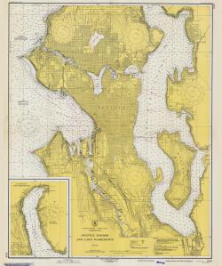 thumbnail for chart WA,1948,Seattle Harbor and Lake Washington
