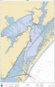 thumbnail for chart Intracoastal Waterway Carlos Bay to Redfish Bay, including Copano Bay