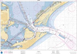 thumbnail for chart Galveston Bay Entrance Galveston and Texas City Harbors