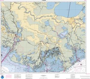 thumbnail for chart Intracoastal Waterway New Orleans to Calcasieu River East Section