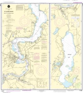 St Johns River Nautical Map Cuih22Dqownrgm