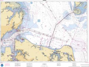 thumbnail for chart Chesapeake Bay Cape Charles to Norfolk Harbor