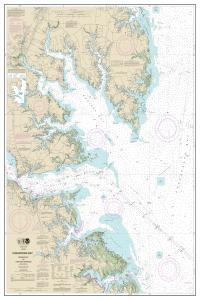 thumbnail for chart Chesapeake Bay Mobjack Bay and York River Entrance,