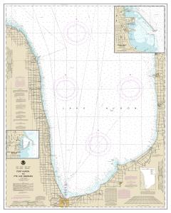 thumbnail for chart Port Huron to Pte aux Barques;Port Sanilac;Harbor Beach,