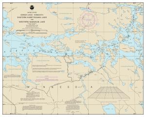 thumbnail for chart Namakan Lake, Western Part and Kabetogama Lake, Eastern Part