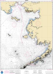 thumbnail for chart Bering Sea-eastern part;St. Matthew Island, Bering Sea;Cape Etolin, Achorage, Nunivak Island