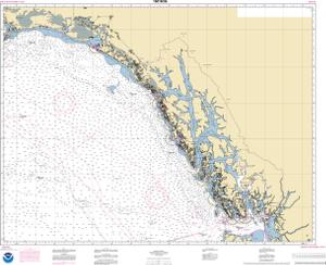 thumbnail for chart Dixon Entrance to Cape St. Elias