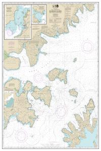 thumbnail for chart Shumagin Islands-Nagai I. to Unga I.;Delarof Harbor;Popof Strait, northern part,