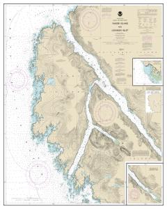thumbnail for chart Yakobi Island and Lisianski Inlet;Pelican Harbor,