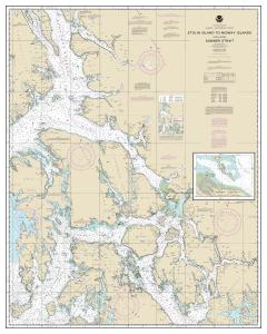 thumbnail for chart Etolin Island to Midway Islands, including Sumner Strait;Holkham Bay;Big Castle Island,