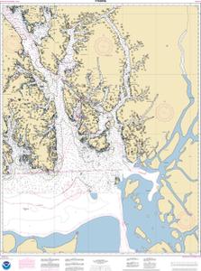 thumbnail for chart Hecate Strait to Etolin Island, including Behm and Portland Canals