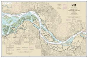thumbnail for chart Columbia River Harrington Point to Crims Island,