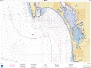 thumbnail for chart Approaches to San Diego Bay