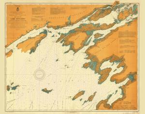 thumbnail for chart NY,1907, Lake Ontario Roung Island
