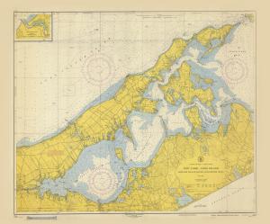 thumbnail for chart NY,1952, Shelter Island Sound and Peconic Bay