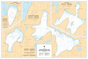 thumbnail for chart Manitoulin Island Lakes / Lacs sur Manitoulin Island