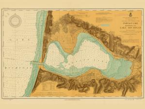 thumbnail for chart MI,1914,Portage Lake